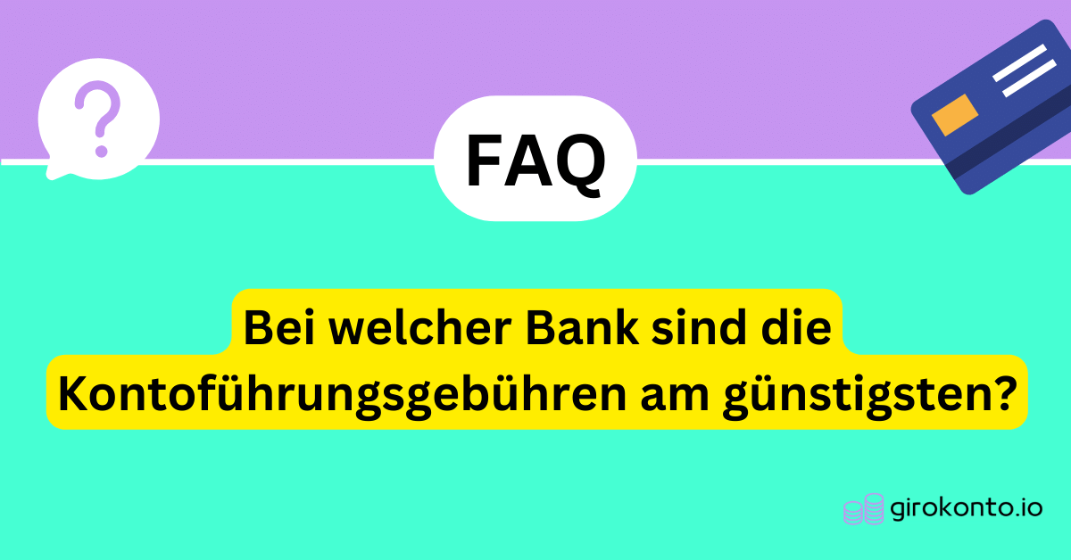 Bei welcher Bank sind die Kontoführungsgebühren am günstigsten ...