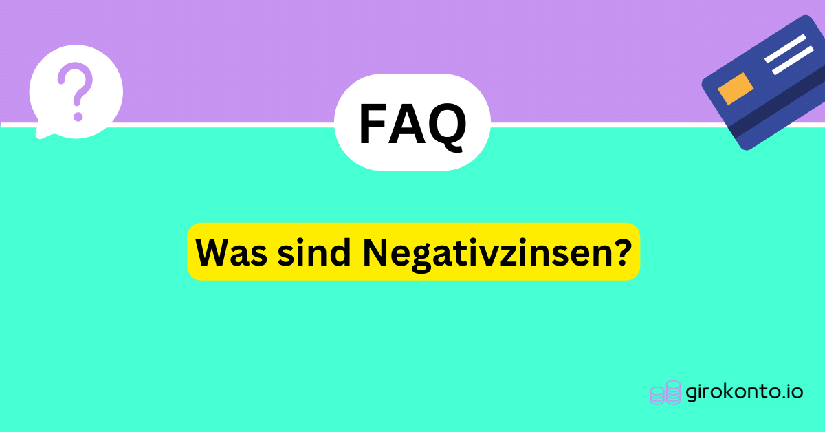 Was sind Negativzinsen?