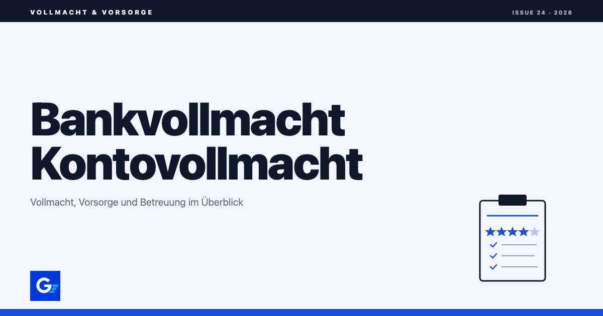 girokonto.io: Was ist eine Bankvollmacht bzw. Kontovollmacht?