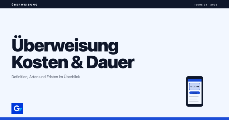 girokonto.io: Überweisung Definition, Arten, Kosten und Dauer