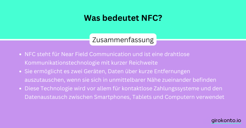 Was bedeutet NFC?
