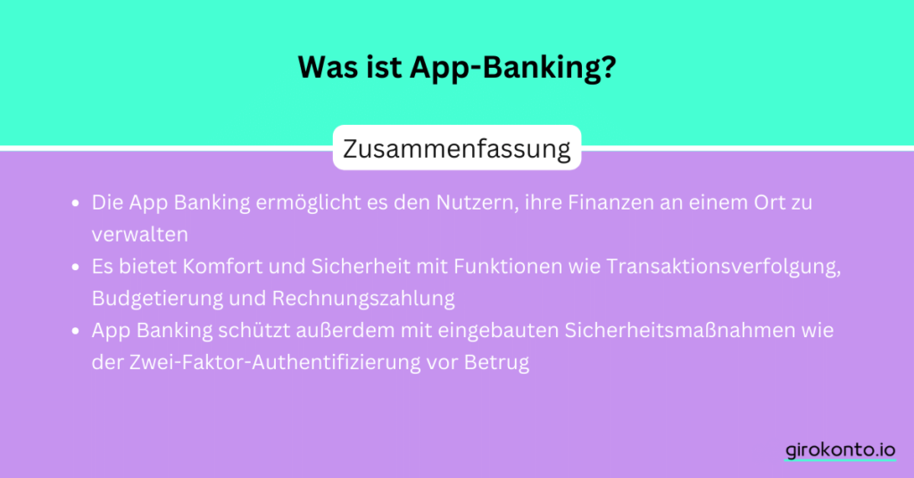 Was ist App-Banking?
