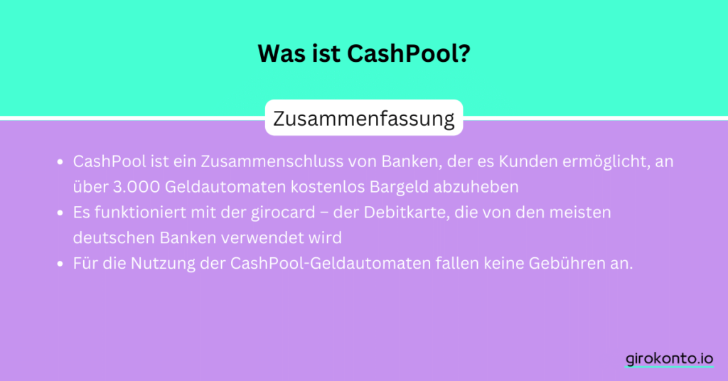 Was ist CashPool?