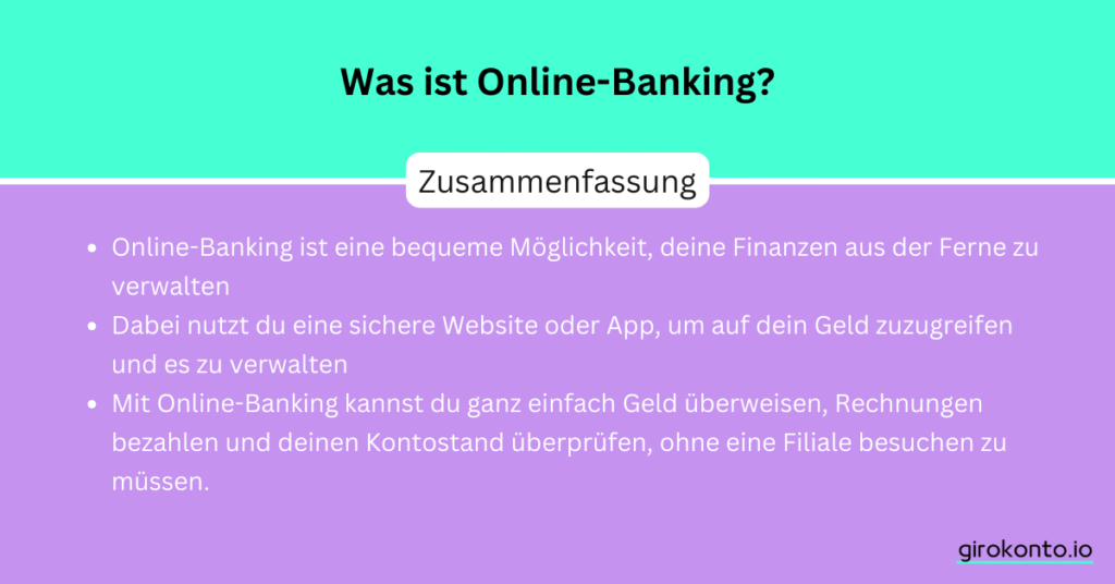 Was ist Online-Banking?