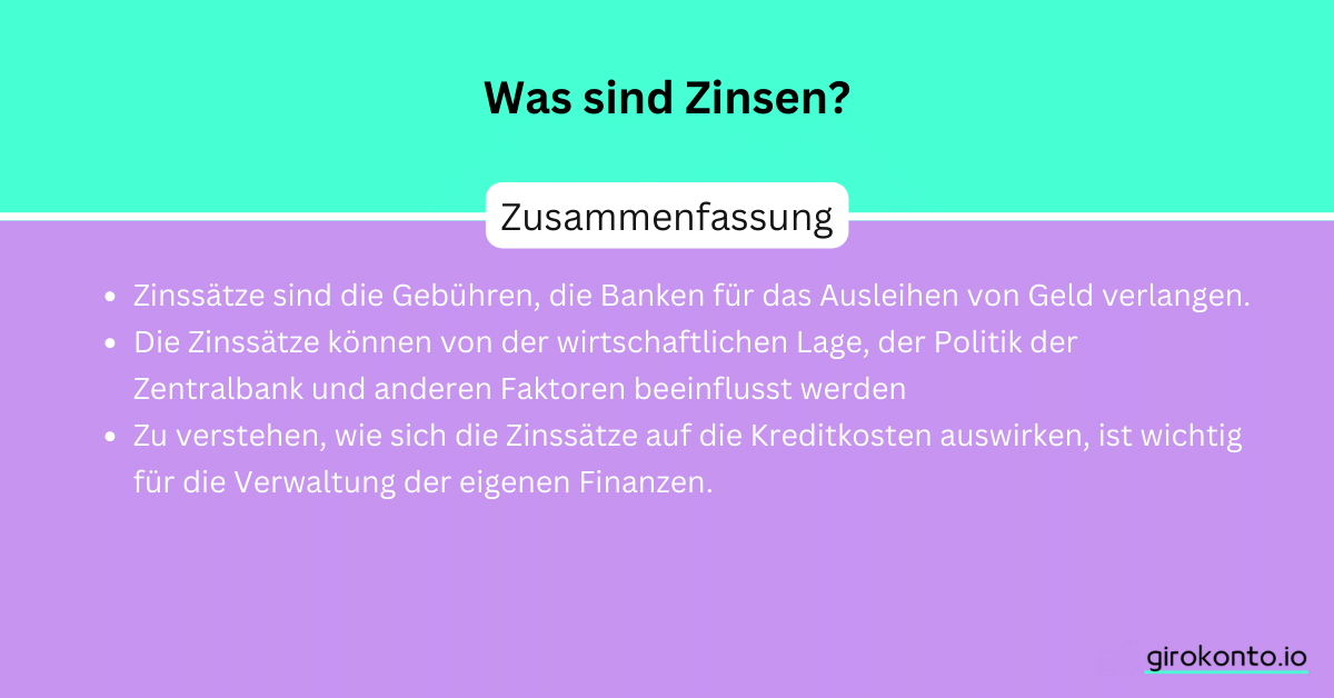 Was sind Zinsen? girokonto.io