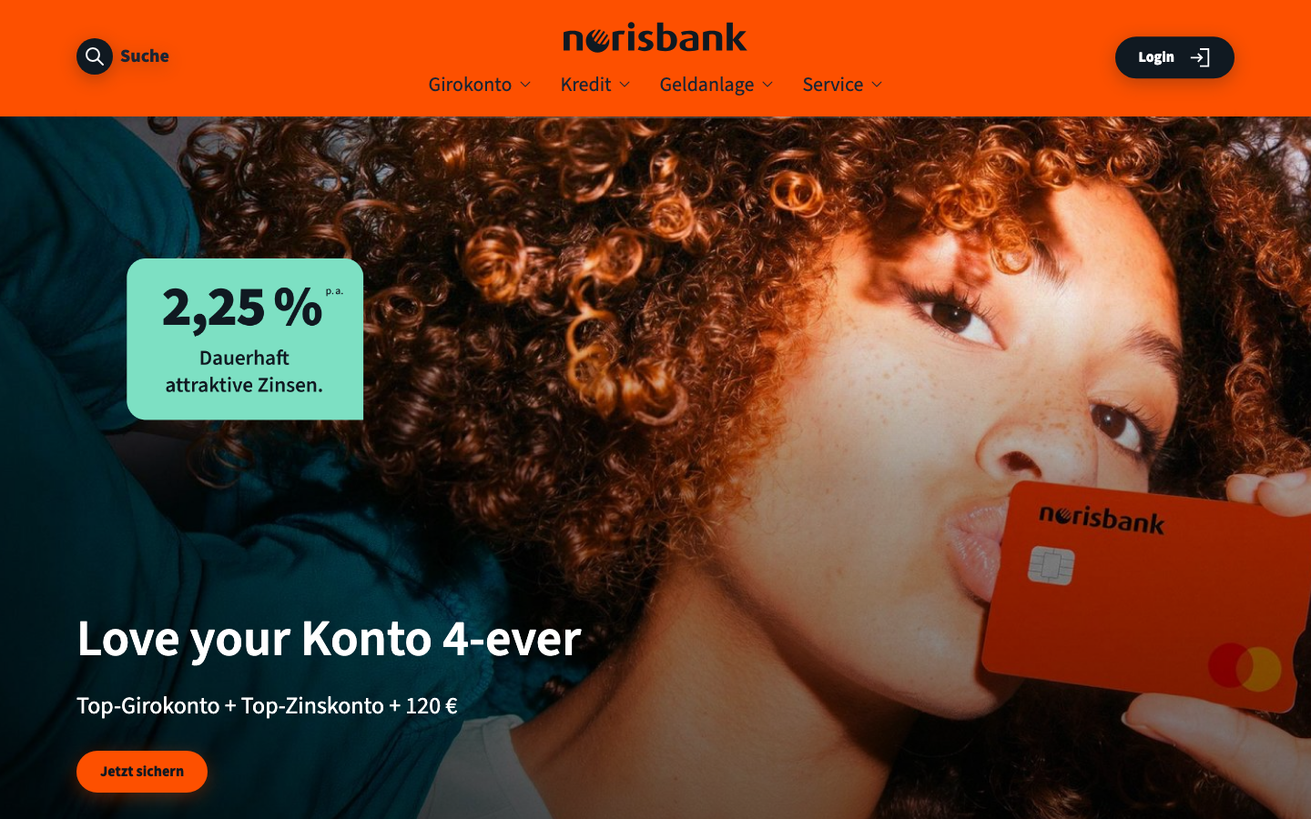 norisbank Top-Girokonto Startseite