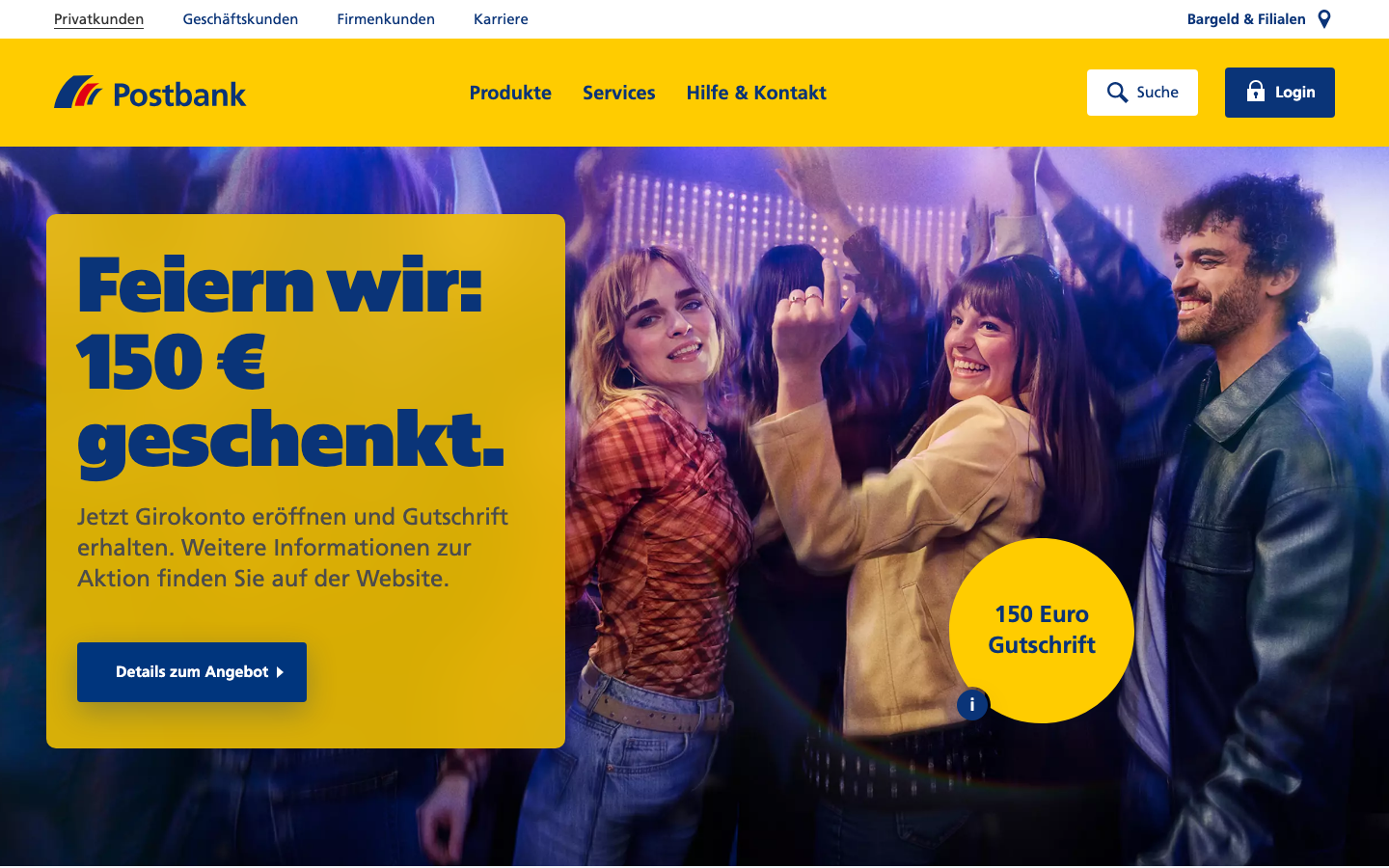 Postbank Giro extra plus Startseite