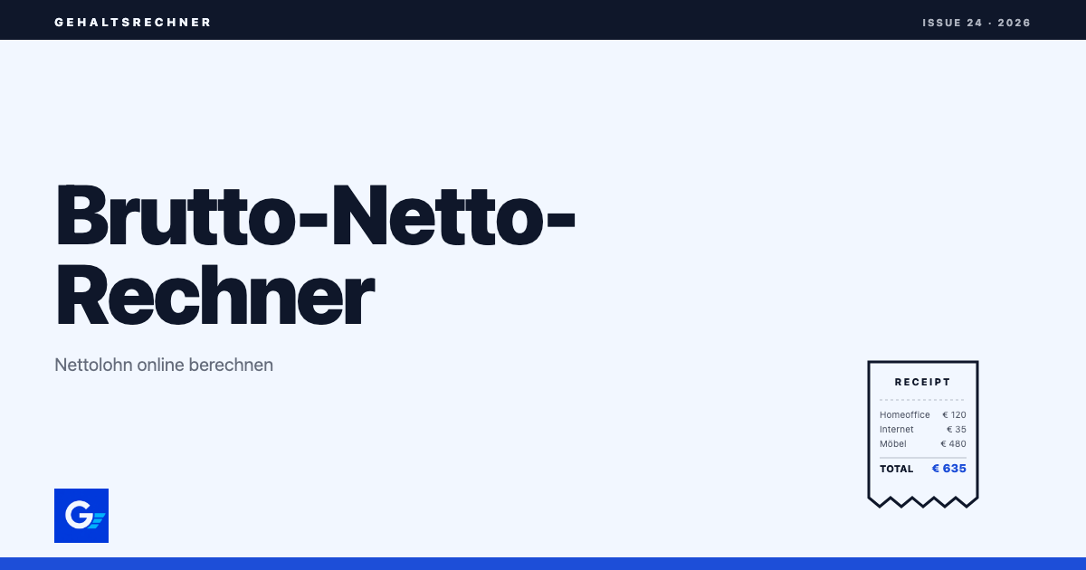 girokonto.io: Brutto-Netto-Rechner: Nettolohn online berechnen