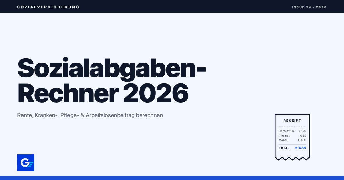 girokonto.io: Sozialabgaben-Rechner 2026