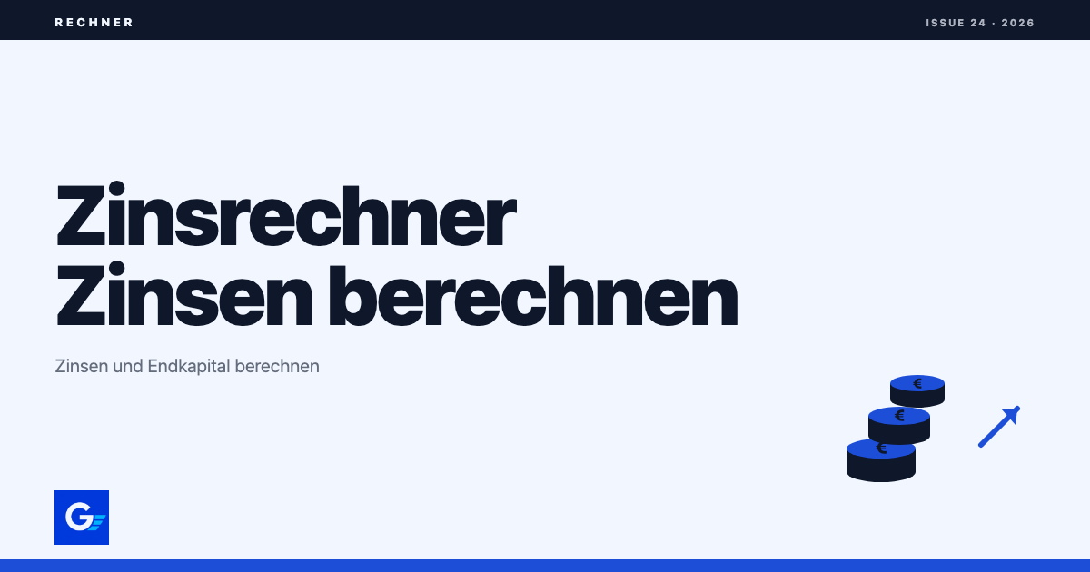 girokonto.io: Zinsrechner: Zinsen und Endkapital berechnen