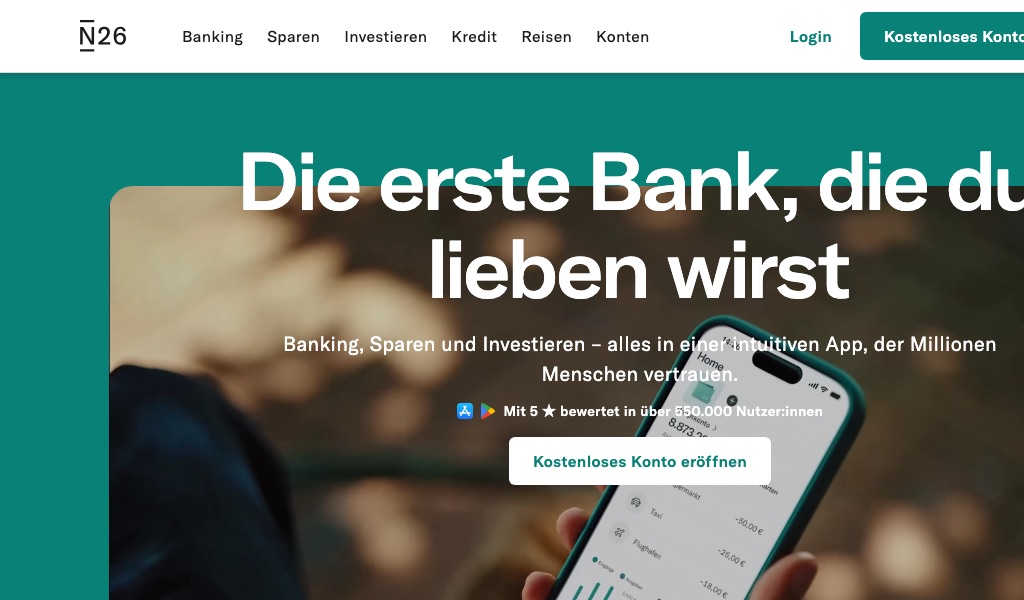Screenshot N26