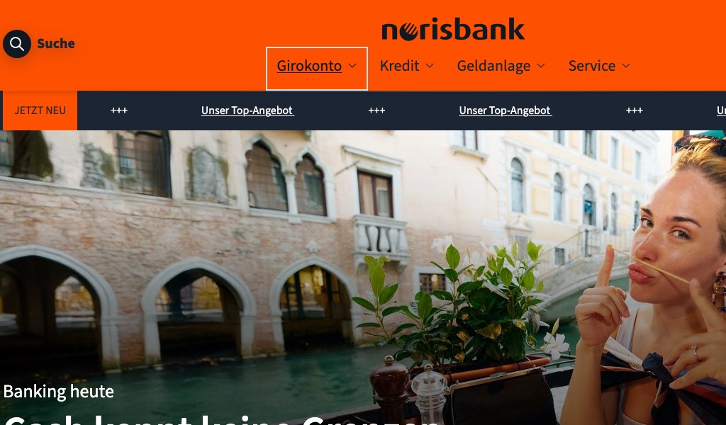 Screenshot norisbank
