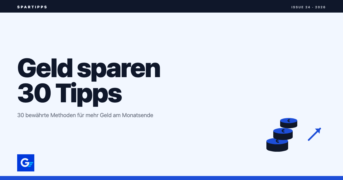girokonto.io: Geld sparen Tipps - 30 bewährte Methoden